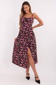 Backless Padded long Dress - Pastel fits